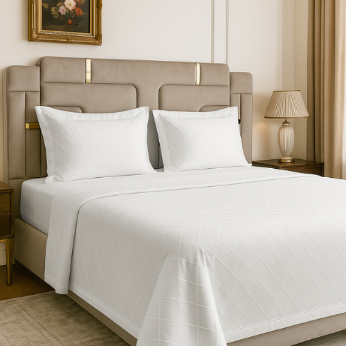 Parure de Lit Percale Coton Satiné C